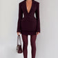 Rowena Blazer - Plum