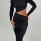 Rylee Midi Dress - Black