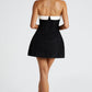 Sabine Mini Dress - Black/White