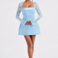 Sadie Mini Dress - Blue
