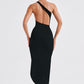 Saffira Midi Dress - Black