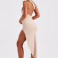 Saffira Midi Dress - Nude