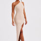 Saffira Midi Dress - Nude