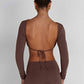 Sahra Top - Chocolate