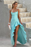 Samira Maxi Dress - Aqua