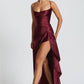 Samira Maxi Dress - Cherry Lacquer