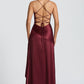 Samira Maxi Dress - Cherry Lacquer