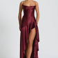 Samira Maxi Dress - Cherry Lacquer