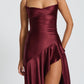 Samira Maxi Dress - Cherry Lacquer