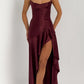 Samira Maxi Dress - Cherry Lacquer