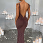 Sanya Maxi Dress - Chocolate