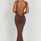 Sanya Maxi Dress - Chocolate