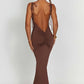Sanya Maxi Dress - Chocolate