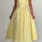Saoirse Midi Dress - Lemon