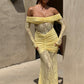 Sauline Maxi Dress - Lemon