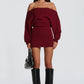 Sawyer Mini Dress - Burgundy