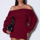 Sawyer Mini Dress - Burgundy