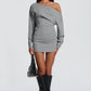 Sawyer Mini Dress - Light Grey