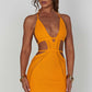 Selena Mini Dress - Tangerine