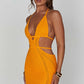 Selena Mini Dress - Tangerine