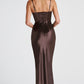 Shae Maxi Dress - Plum Brown