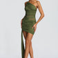 Shazia Mini Dress - Khaki
