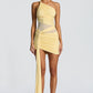 Shazia Mini Dress - Lemon