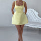 Sofie Mini Dress - Lemon