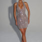Starla Mini Dress - Silver