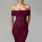 Stephanie Maxi Dress - Burgundy