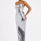 Talisa Maxi Dress - Gunmetal