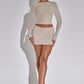 Tani Mini Skirt - Nude