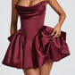 Trinity Mini Dress - Cherry Lacquer
