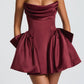 Trinity Mini Dress - Cherry Lacquer
