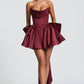 Trinity Mini Dress - Cherry Lacquer