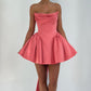 Trinity Mini Dress - Coral Pink