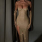 Trixie Maxi Dress - Gold Sparkle