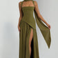 Tullulah Maxi Dress - Deep Olive