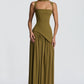 Tullulah Maxi Dress - Deep Olive