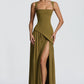 Tullulah Maxi Dress - Deep Olive
