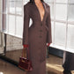 Ursula Coat - Plum Brown