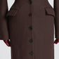 Ursula Coat - Plum Brown