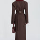 Ursula Coat - Plum Brown
