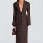Ursula Coat - Plum Brown