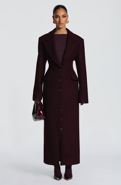 Ursula Coat - Plum