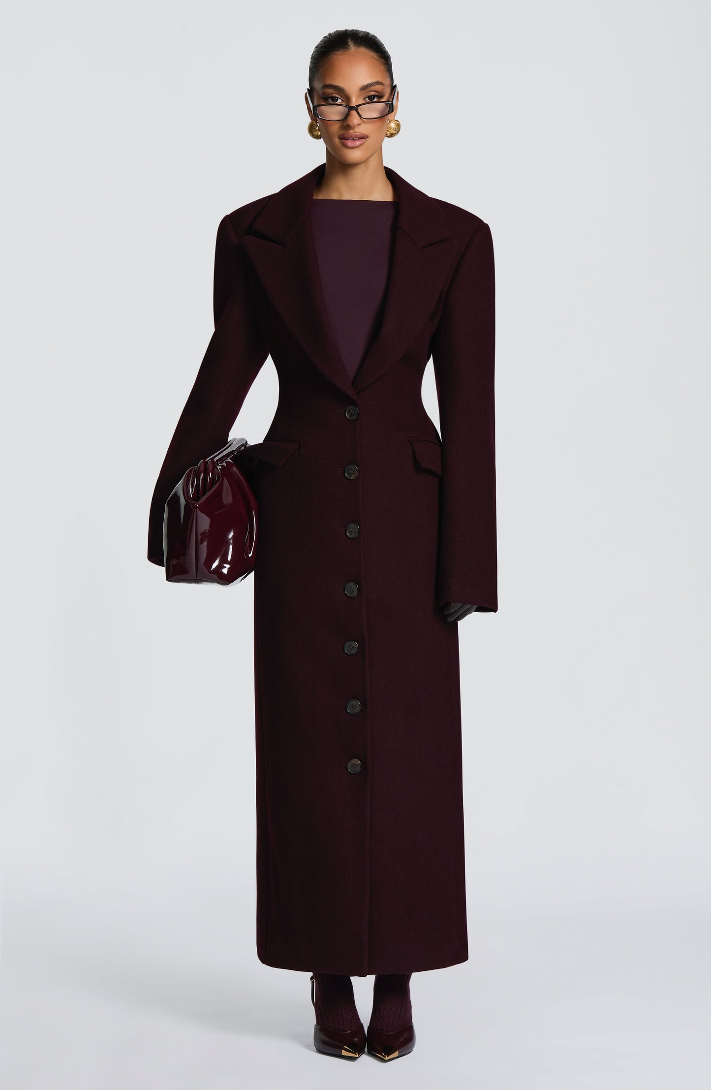 Ursula Coat - Plum