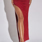 Val Maxi Skirt - Red