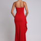 Violetta Maxi Dress - Red