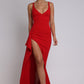 Violetta Maxi Dress - Red
