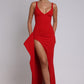 Violetta Maxi Dress - Red